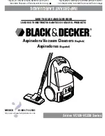 Предварительный просмотр 1 страницы Black & Decker VC120-VC230 Series Use And Care Book