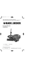 Предварительный просмотр 1 страницы Black & Decker VC2000 Use And Care Book Manual