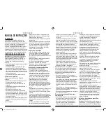 Предварительный просмотр 23 страницы Black & Decker VG11 Instruction Manual