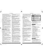 Предварительный просмотр 27 страницы Black & Decker VG11 Instruction Manual