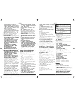 Предварительный просмотр 36 страницы Black & Decker VG11 Instruction Manual