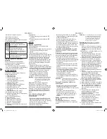 Предварительный просмотр 40 страницы Black & Decker VG11 Instruction Manual