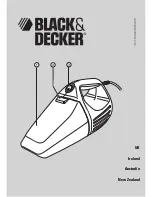 Black & Decker VH800 Manual предпросмотр