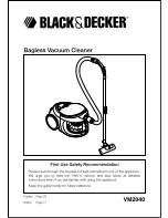 Предварительный просмотр 1 страницы Black & Decker VM2040 User Manual