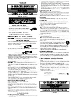 Preview for 2 page of Black & Decker VP321-0275 Instruction Manual