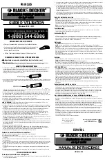 Preview for 2 page of Black & Decker VP321-CA Instruction Manual