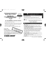 Black & Decker VP510 Instruction Manual preview