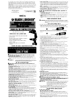 Preview for 4 page of Black & Decker VP820 Instruction Manual