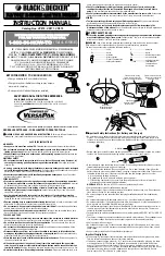 Black & Decker VP870 Instruction Manual предпросмотр