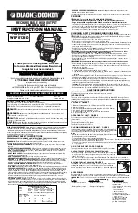 Black & Decker WLF013BD Instruction Manual preview