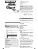 Black & Decker WP107B Instruction Manual предпросмотр