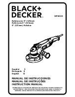 Black & Decker WP600K Instruction Manual preview