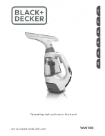 Black & Decker WW100 Operating Instruction preview