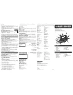 Preview for 2 page of Black & Decker XPRESS STEAM IR08X Use And Care Book