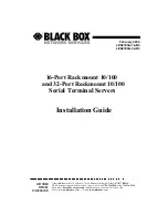 Preview for 1 page of Black Box 16-Port Rackmount 10/100 Installation Manual