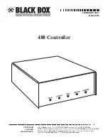 Preview for 2 page of Black Box 488 Controller Manual