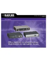 Preview for 1 page of Black Box AC042A Specifications