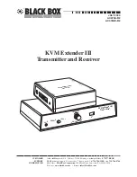 Предварительный просмотр 1 страницы Black Box AC072A-R2 Manual