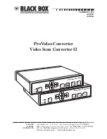 Предварительный просмотр 1 страницы Black Box AC095A User Manual