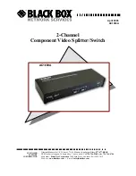 Black Box AC1030A Manual предпросмотр