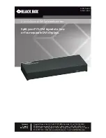 Предварительный просмотр 1 страницы Black Box AC1031A-R2-2 User Manual