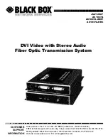 Black Box AC1037A User Manual preview