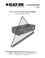 Preview for 1 page of Black Box AC135A User Manual