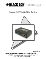 Black Box AC155A-R2 User Manual preview