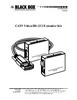 Предварительный просмотр 1 страницы Black Box AC163A User Manual