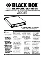 Preview for 1 page of Black Box AC215A Specifications