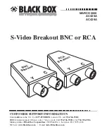 Preview for 1 page of Black Box AC425A Manual