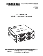 Предварительный просмотр 2 страницы Black Box AC555A Manual