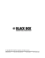 Предварительный просмотр 24 страницы Black Box AC700A User Manual