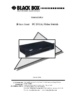 Black Box ACL201A Manual предпросмотр