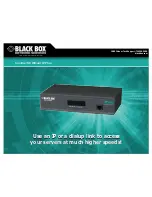 Предварительный просмотр 1 страницы Black Box ACR2005A Specifications