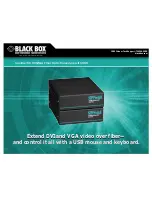 Предварительный просмотр 1 страницы Black Box ACS253A-U-MM Specifications