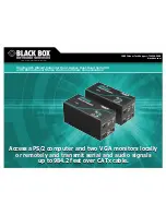 Black Box ACU5000A Specifications предпросмотр