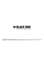 Предварительный просмотр 21 страницы Black Box ACU5050A Manual