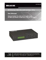 Black Box AVS-5DA1-HDB User Manual preview