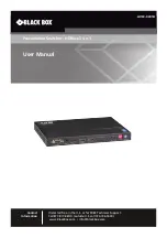 Предварительный просмотр 1 страницы Black Box AVSC-0401H User Manual