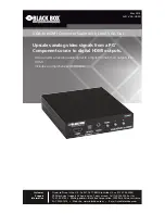 Preview for 1 page of Black Box AVSC-VGA-HDMI User Manual