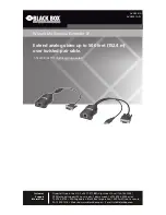 Предварительный просмотр 1 страницы Black Box AVU4001A User Manual