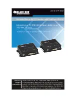 Предварительный просмотр 1 страницы Black Box AVX-DVI-TP-100M User Manual