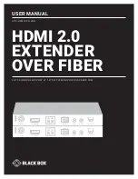 Предварительный просмотр 1 страницы Black Box AVX-HDMI2-FO-HDB User Manual