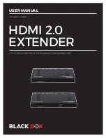 Black Box AVX-HDMI2-HDB-R2 User Manual предпросмотр