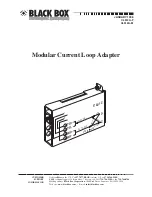 Предварительный просмотр 1 страницы Black Box CL512A-F User Manual