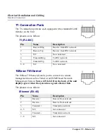 Preview for 62 page of Black Box Compact T1 MT850A User Manual