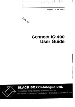 Black Box Connect IQ 400 Series User Manual preview