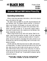 Black Box CP103A Operating Instructions preview