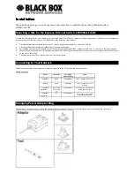 Black Box Express Entry LB9005A-FO-R2 Installation Manual предпросмотр